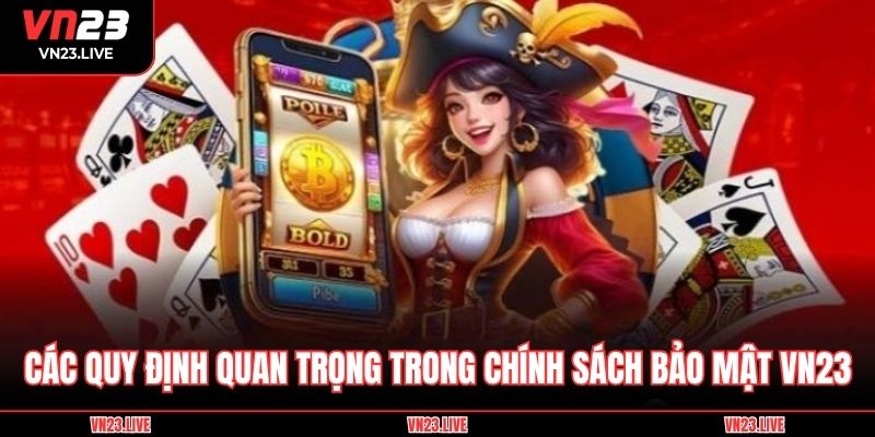 Các quy định quan trọng trong chính sách bảo mật VN23